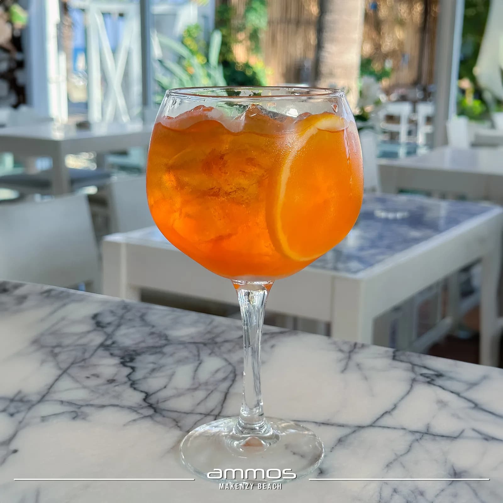 Spritz on the Ammos terrace